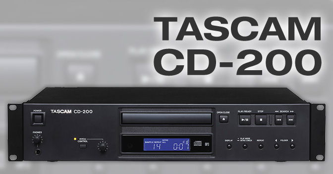 TASCAM CDプレーヤー 業務用 iPodドック搭載 CD-200i :20231015225713