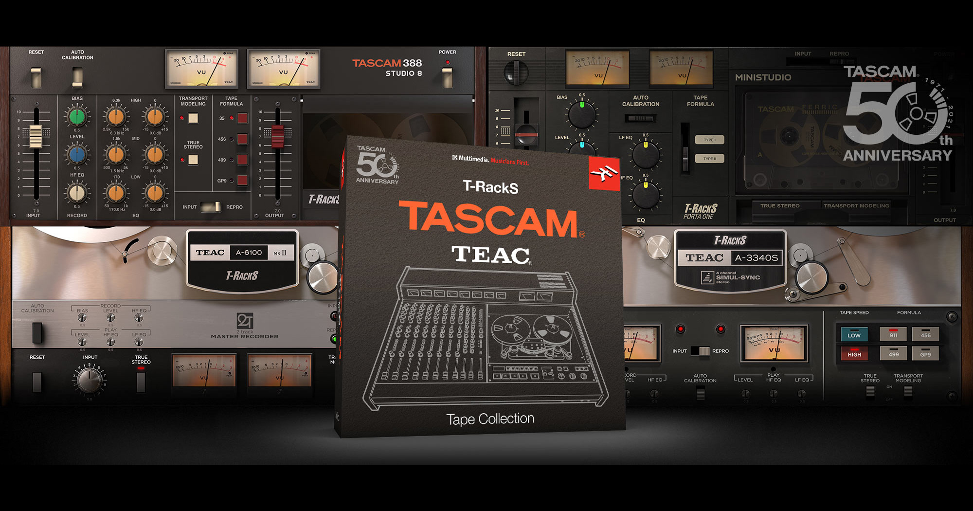 IK Multimedia Announces the TRackS TASCAM Tape Collection ニュース詳細