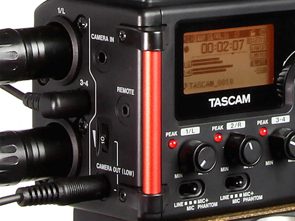 TASCAM DR-60DMKII カメラ用リニアPCMレコーダー/ミキサー — SYSTEM5