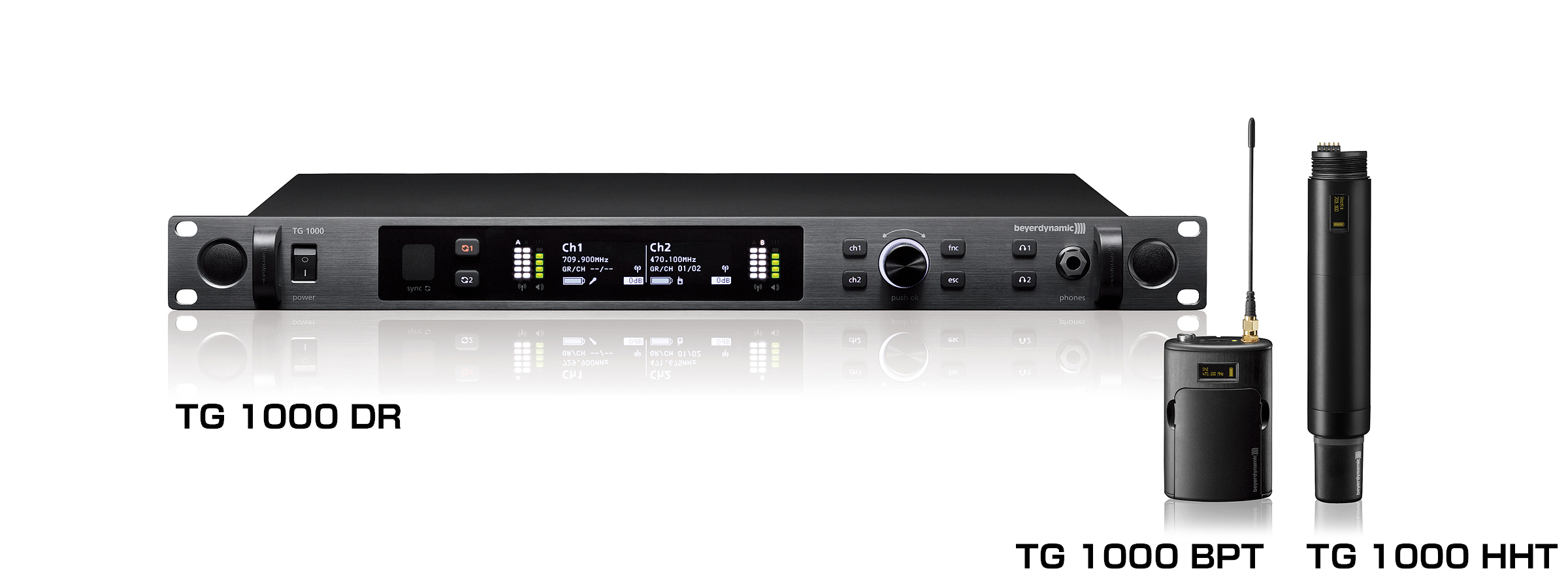 独beyerdynamic社 業務用UHFデジタルワイヤレスシステム『TG 1000 シリーズ』を新発売 | ニュース詳細 | TASCAM (日本)