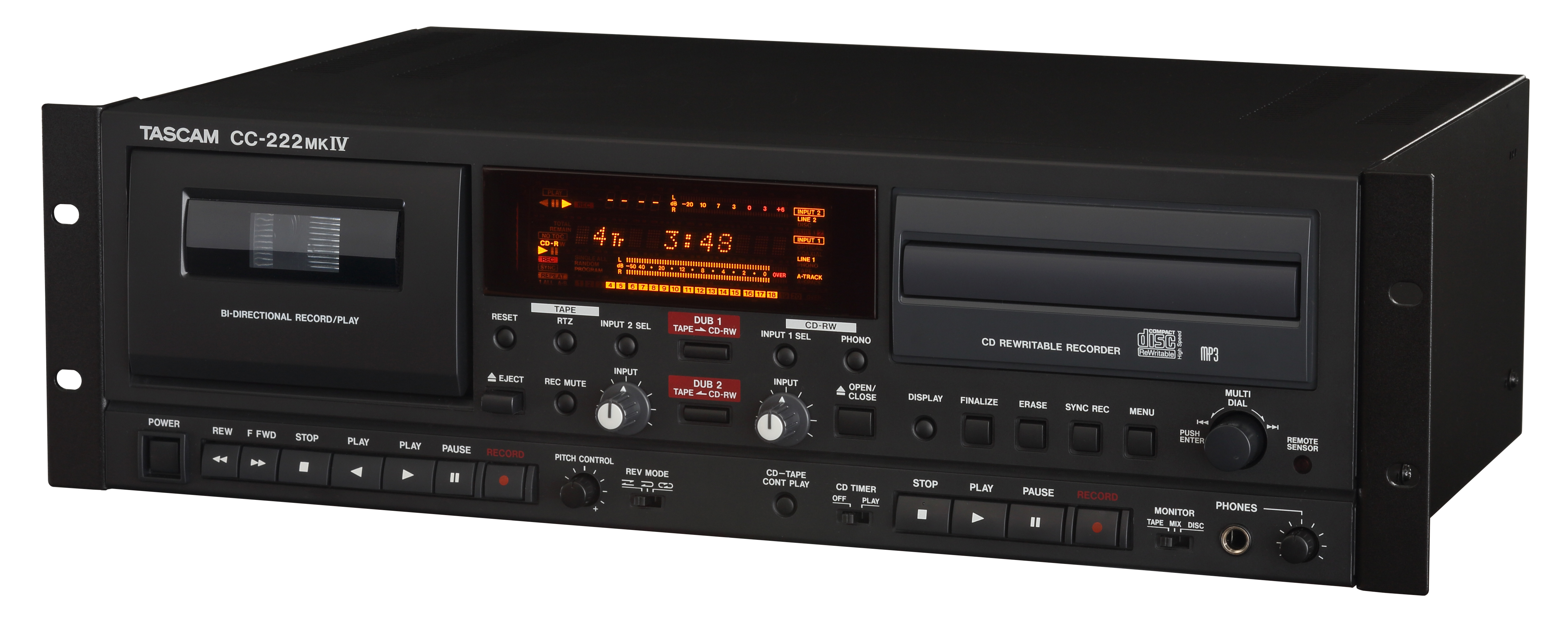 タスカム【再生確認済み、目立った傷等なし、箱有り】TEAC TASCAM CC-222