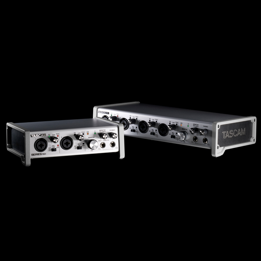 TASCAM's New SERIES 102i and SERIES 208i 24bit/192kHz USB Audio 