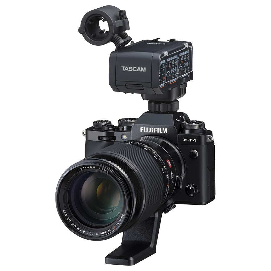 WEB限定デザイン TASCAM(タスカム) CA-XLR2d-F ミラーレスカメラ対応XLRマイクアダプター(富?フイルムキット)  2チャンネルミキサー/プリ