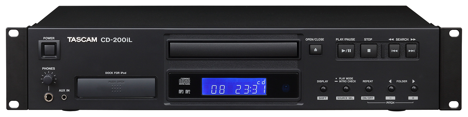 CD-200iL | 30ピン/Lightning両対応iPodドック搭載業務用CDプレーヤー