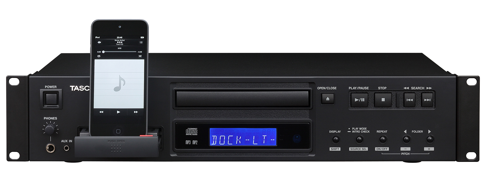CD-200iL | 30ピン/Lightning両対応iPodドック搭載業務用CDプレーヤー