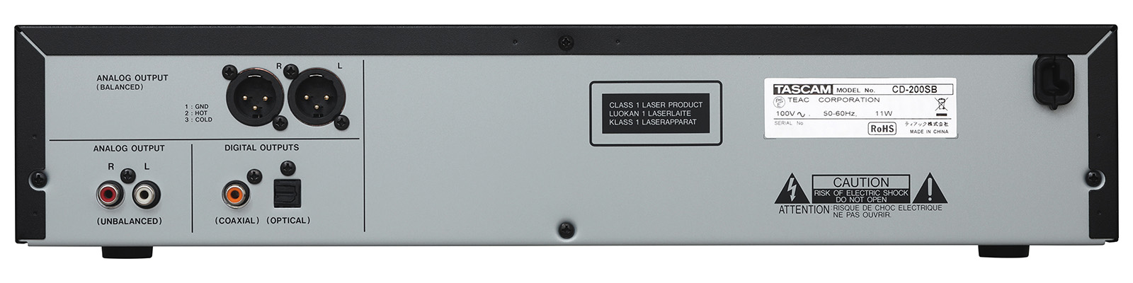 CD-200SB | SD/SDHCカード、USBメモリー対応 業務用CDプレーヤー
