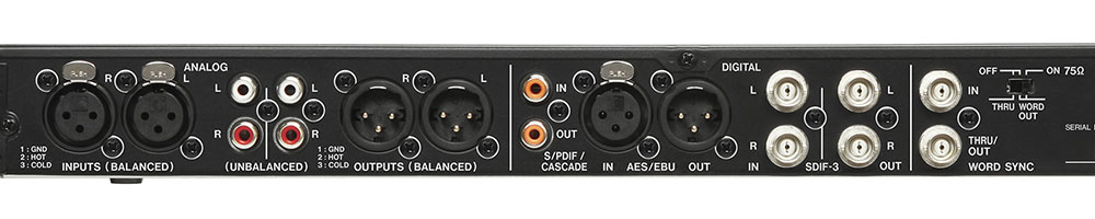 Wide range of input and output terminals