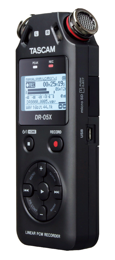 DR-05X | ステレオオーディオレコーダー/USBオーディオ
