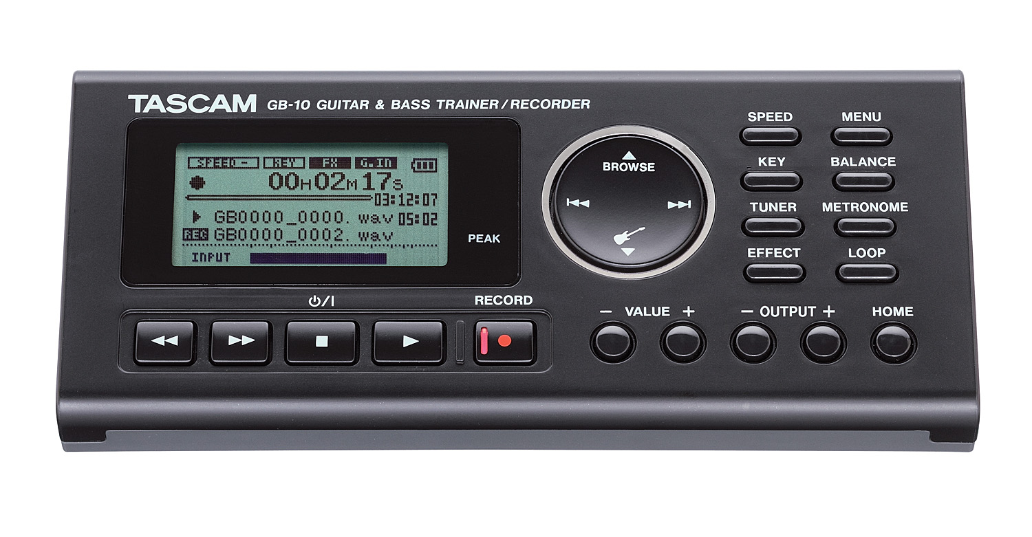 10,580円TASCAM GB-10 ギター・ベース用　ポータブルトレーナー＆レコーダー