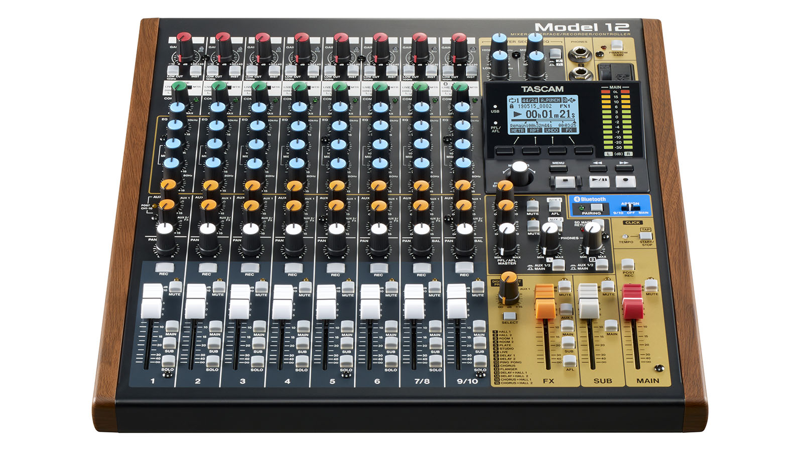 NAMM 2020: TASCAM Model 12 digital recorder and desktop mixer