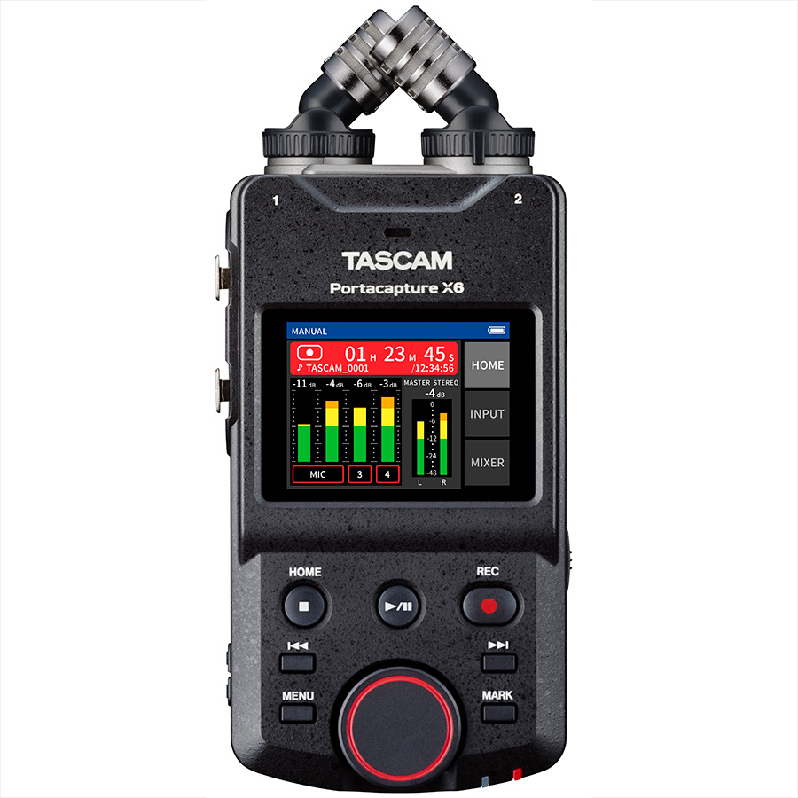 TASCAM Portacapture X6 / 32bitフロート録音 6トラックポータブル