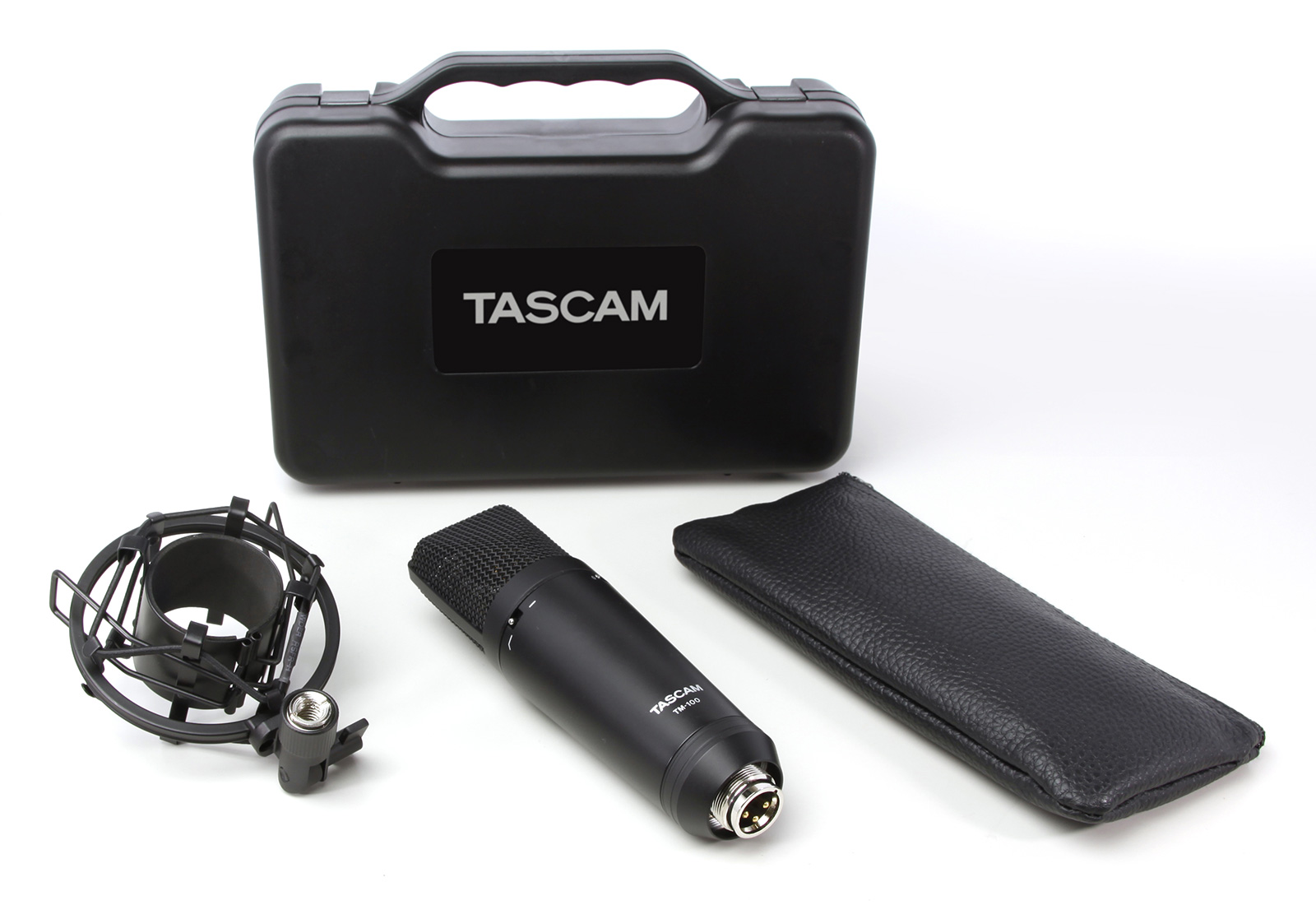 microfone Tascam TM 180, fazendo gravação com ele