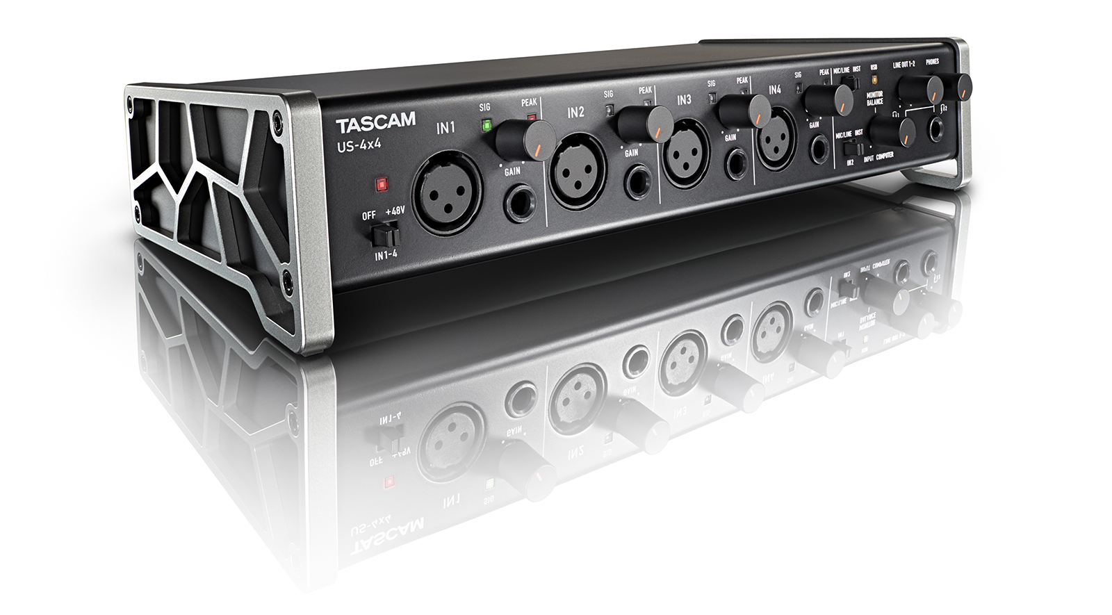 TASCAM US-4×4 オーディオインターフェース