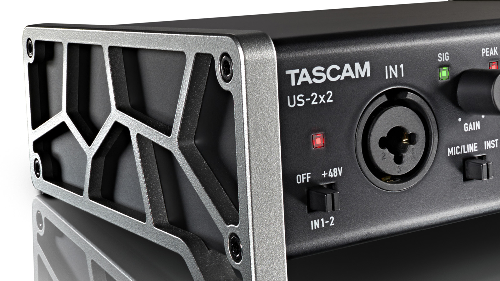TASCAM USBオーディオ/MIDIインターフェース US-2x2-CU