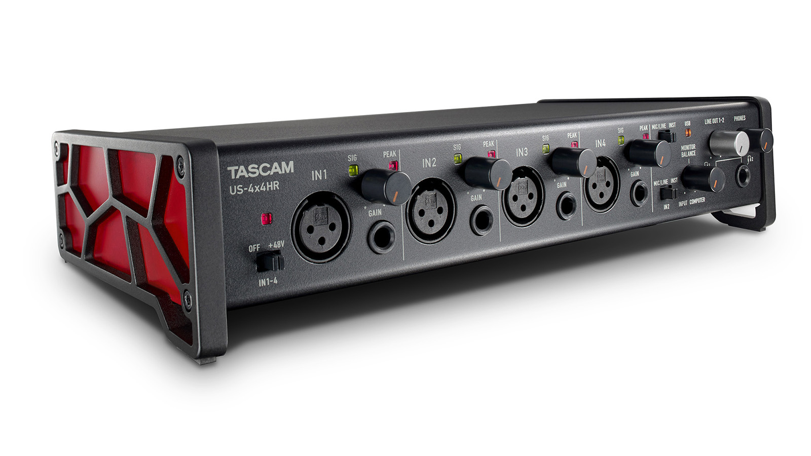 TASCAM US-4×4 オーディオインターフェース