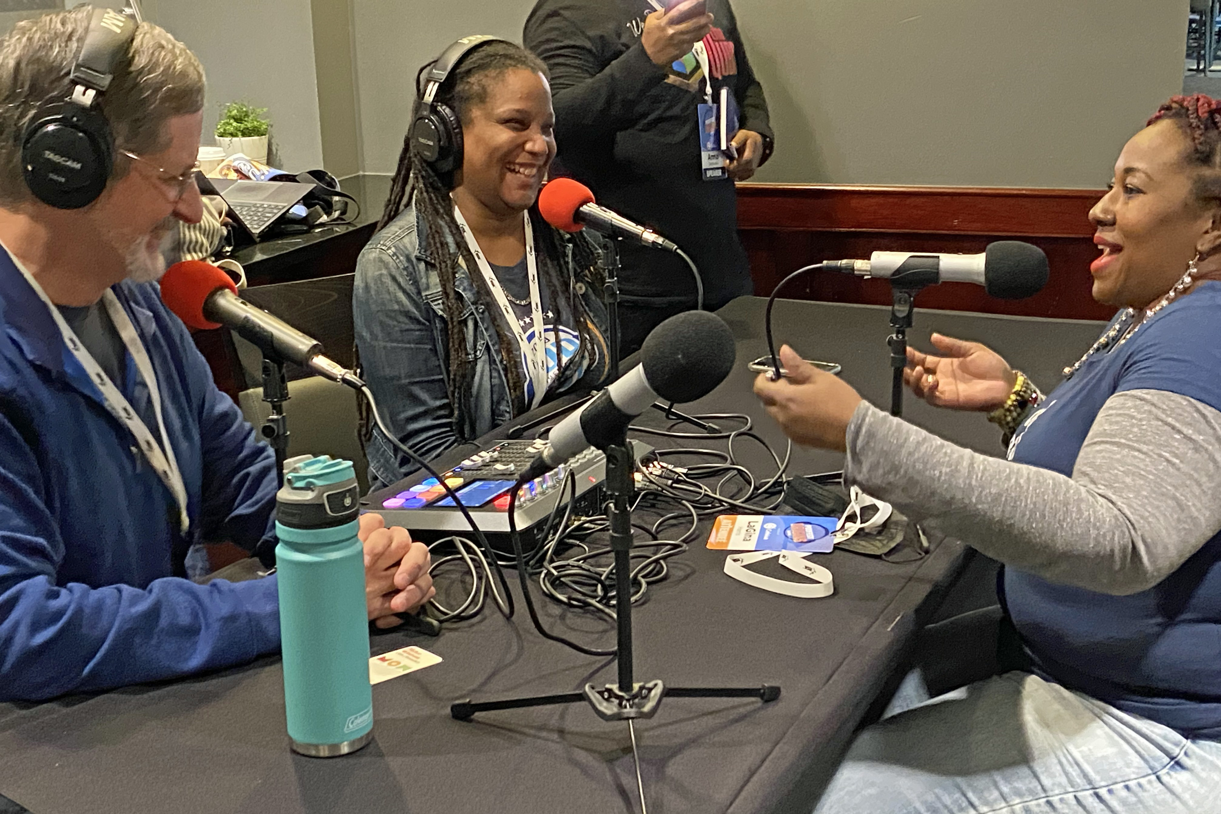 The TASCAM Mixcast 4 Podcast Station is Central to Production of Podfest Podcasts