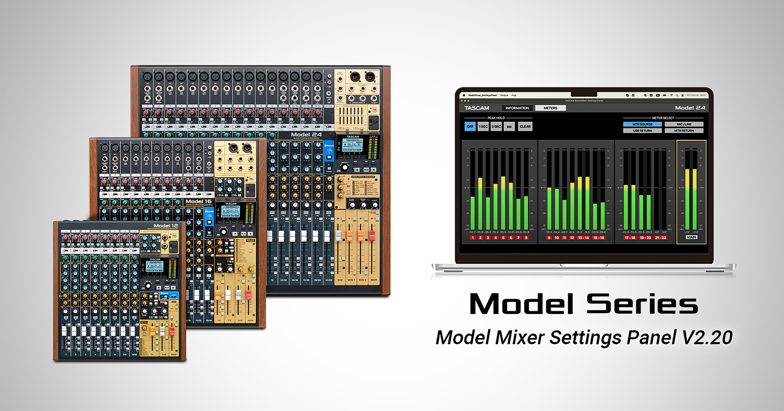 Model Mixer Settings Panel