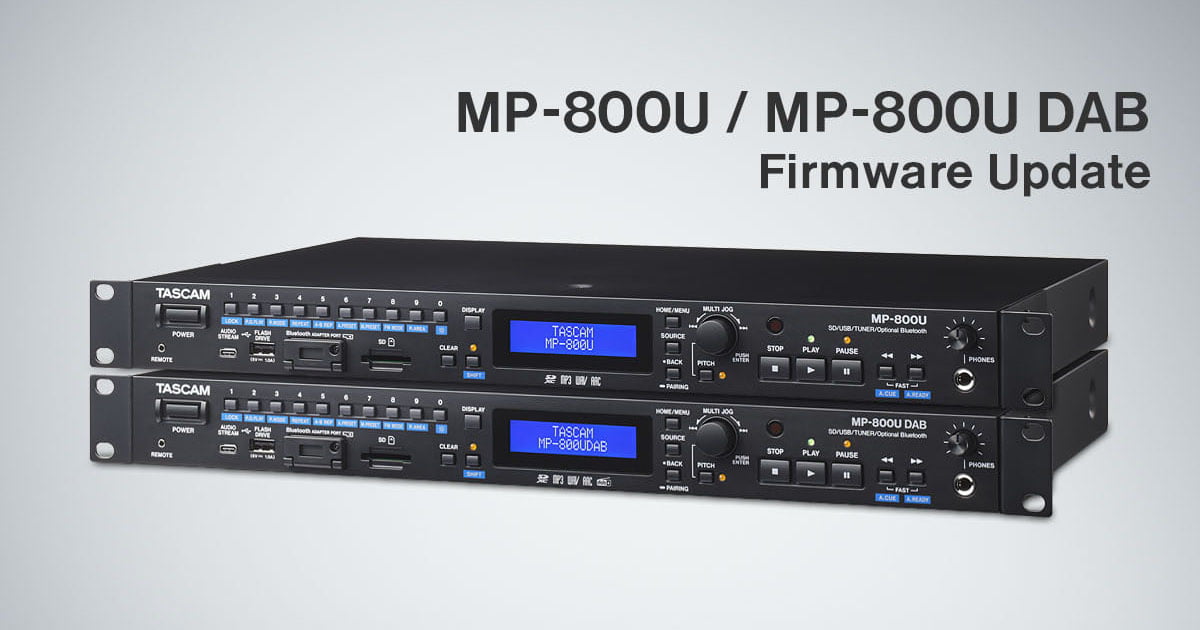 MP-800U and MP-800U DAB