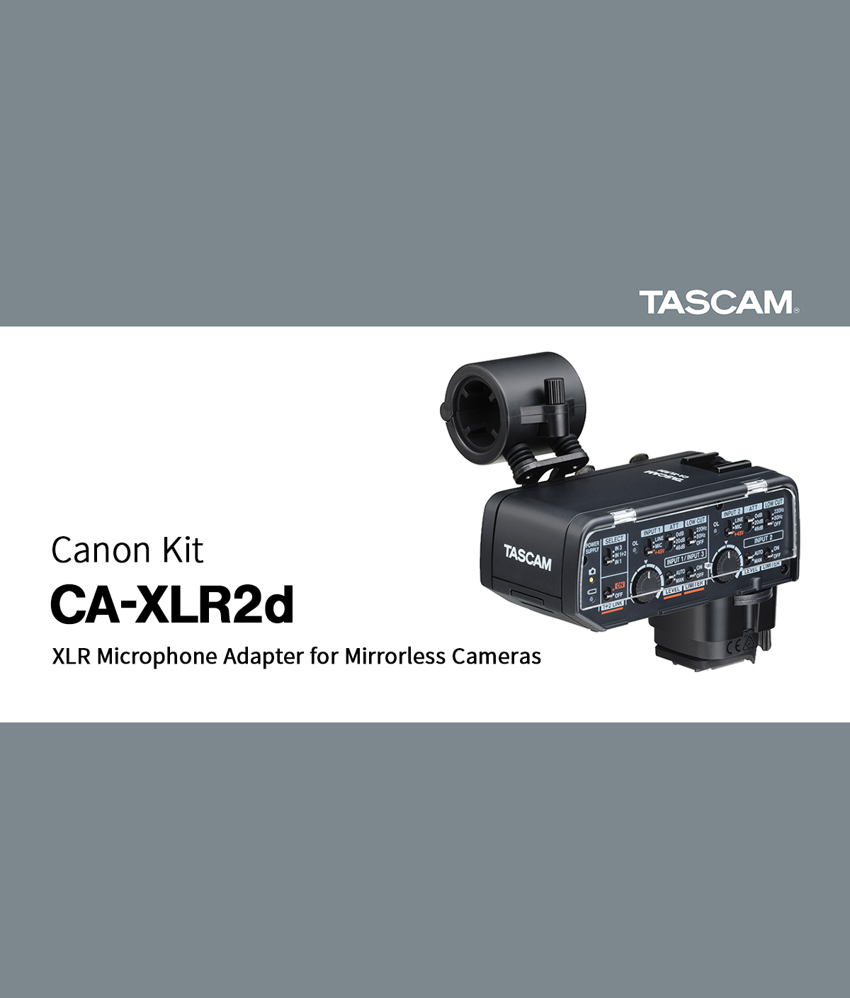 [Update] Tested cameras list for CA-XLR2d