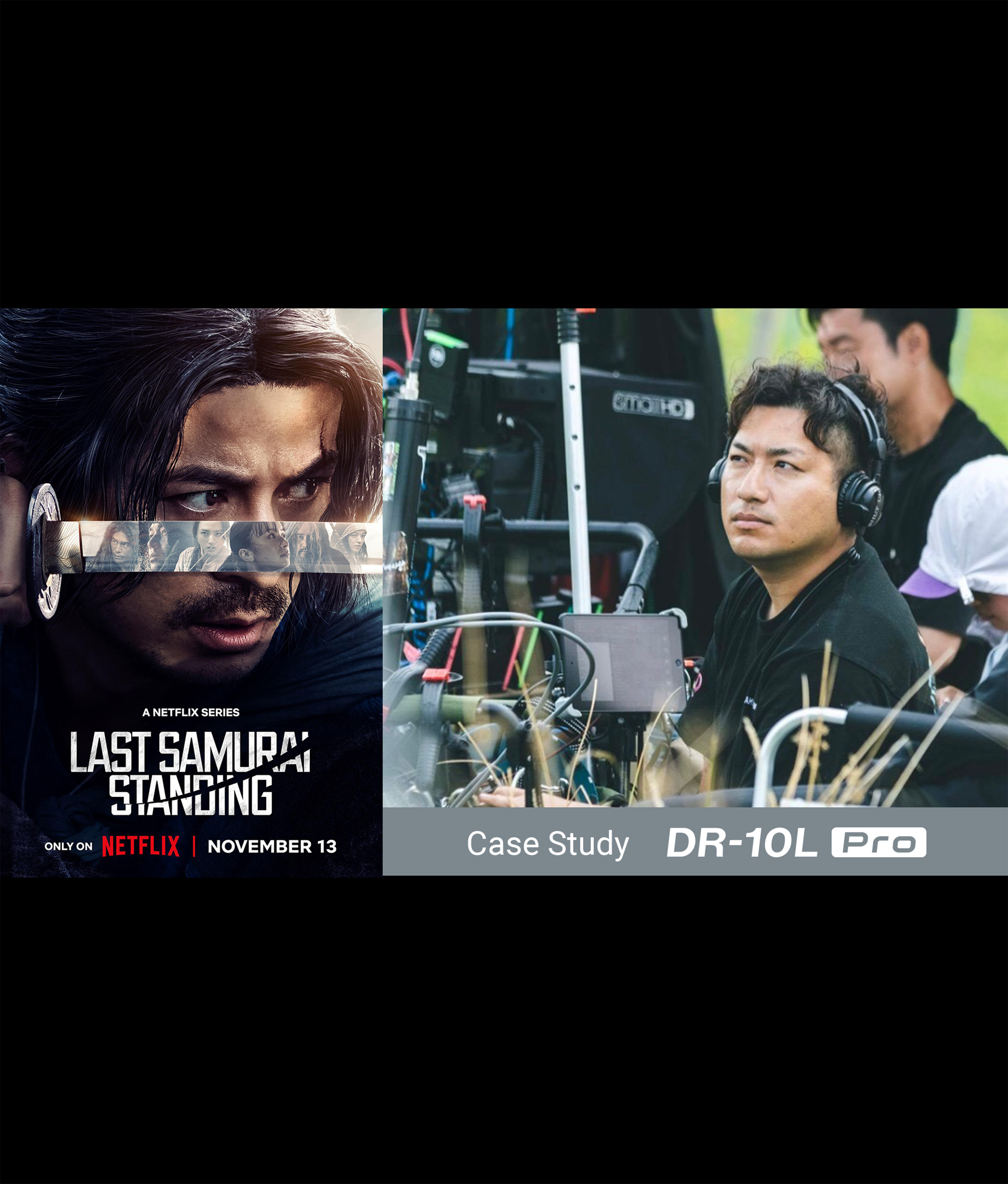 Asuka Nemoto Elevates Epic Netflix Series ‘Last Samurai Standing’ with  Timecode-Compatible DR-10L Pro Lavalier Recorder from TASCAM