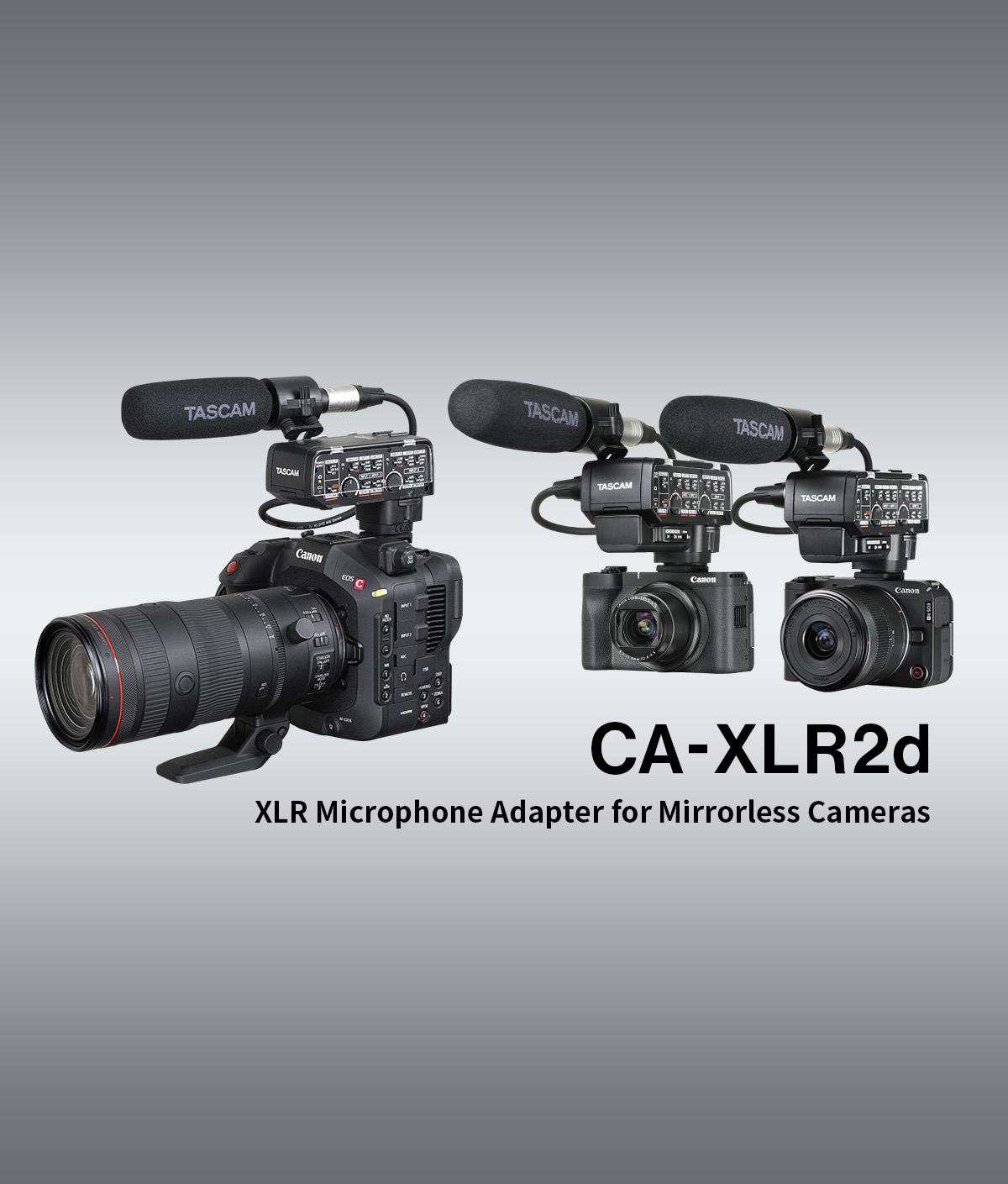 [Update] Tested cameras list for CA-XLR2d