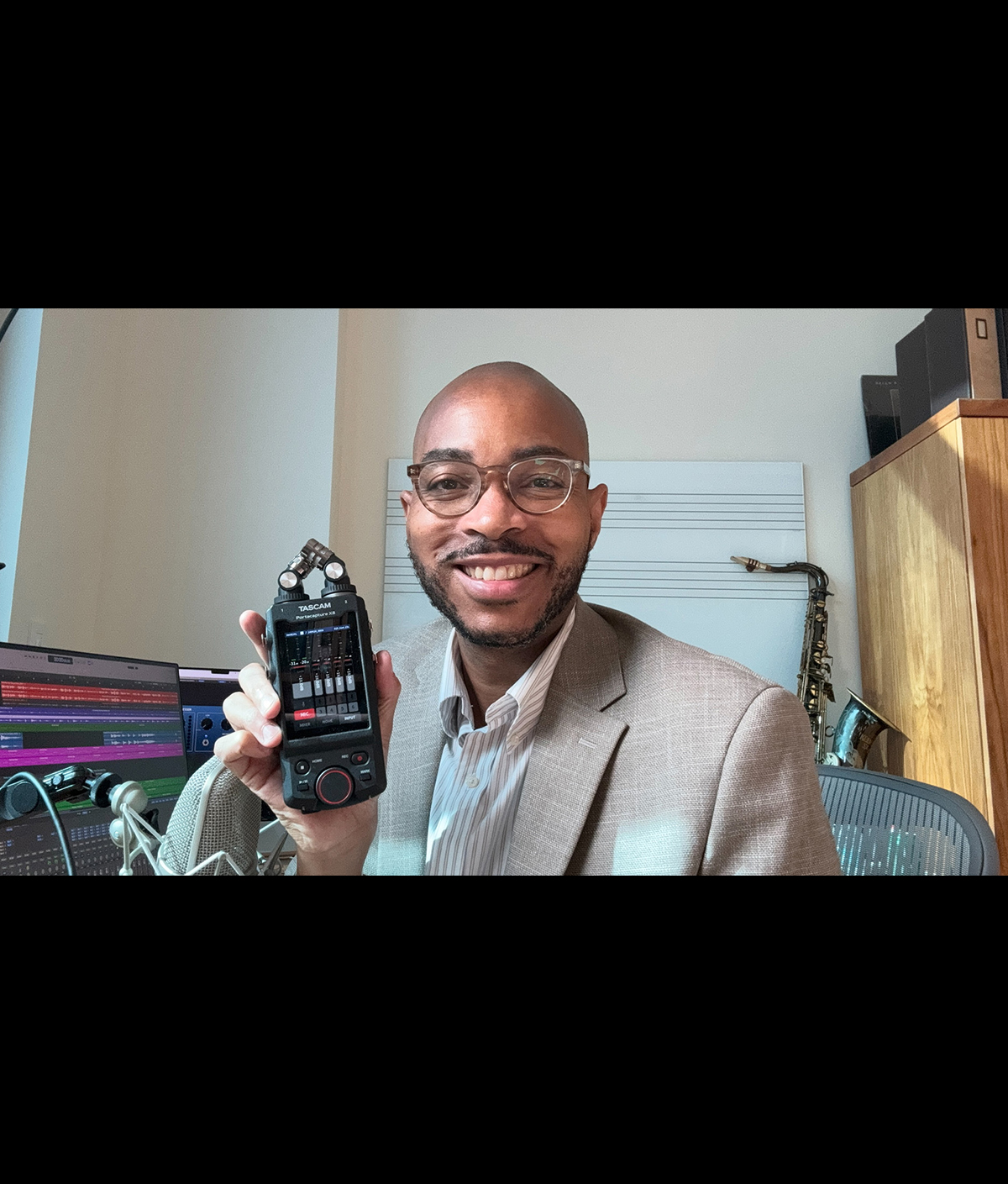 TASCAM's Portacapture X8 Brings Recording Versatility to Melvin L. Butler