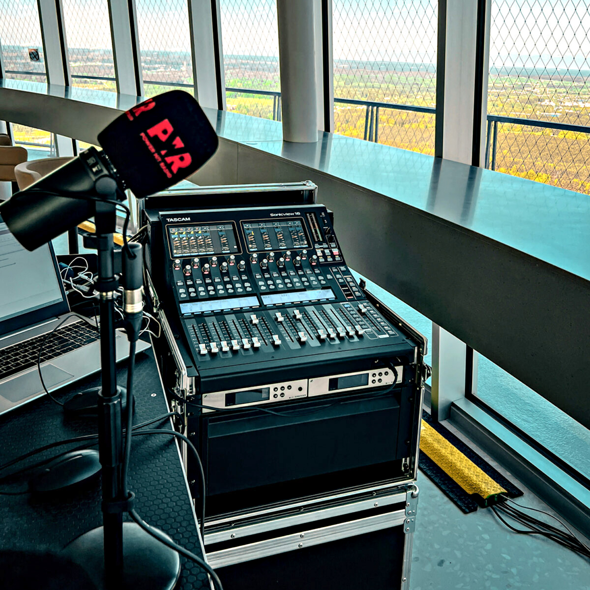On the Road with PowerHit Radio: The TASCAM Sonicview 16 in a Mobile Broadcast Studio