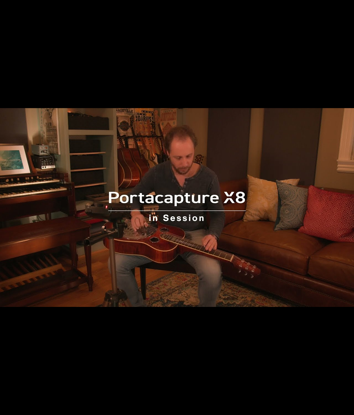 Portacapture X8 'In Session' #3 - Recording Dobro in 32-bit Float with Sasha Ostrovsky