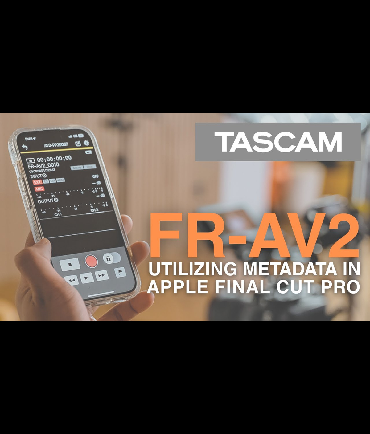 FR-AV2 - Final Cut Proでメタデータを活用する