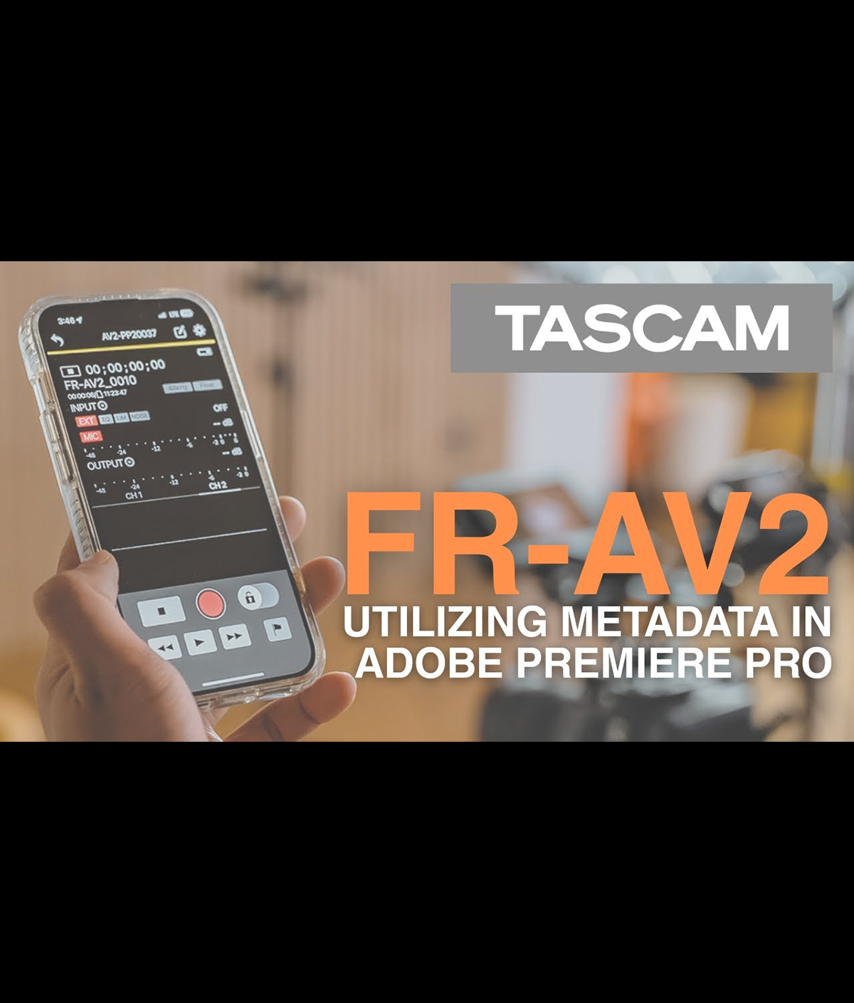 FR-AV2 - Adobe Premiere Proでメタデータを活用する