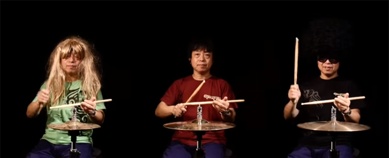 ミュージシャン・菅沼孝三さん 「教則DVD 『菅沼孝三直伝！魅せる！ハイハット新演奏メソッド』 のマルチトラックレコーディングに使用されています。」