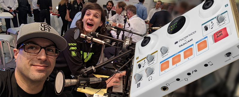 Podcasters rAVe About MiNiSTUDIO at InfoComm