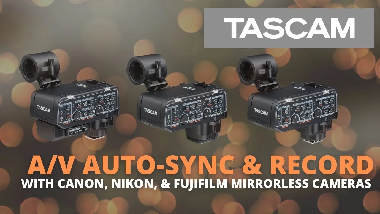 Auto-Sync & Record High-Quality Audio with Canon, FUJIFILM, and Nikon Mirrorless Cameras