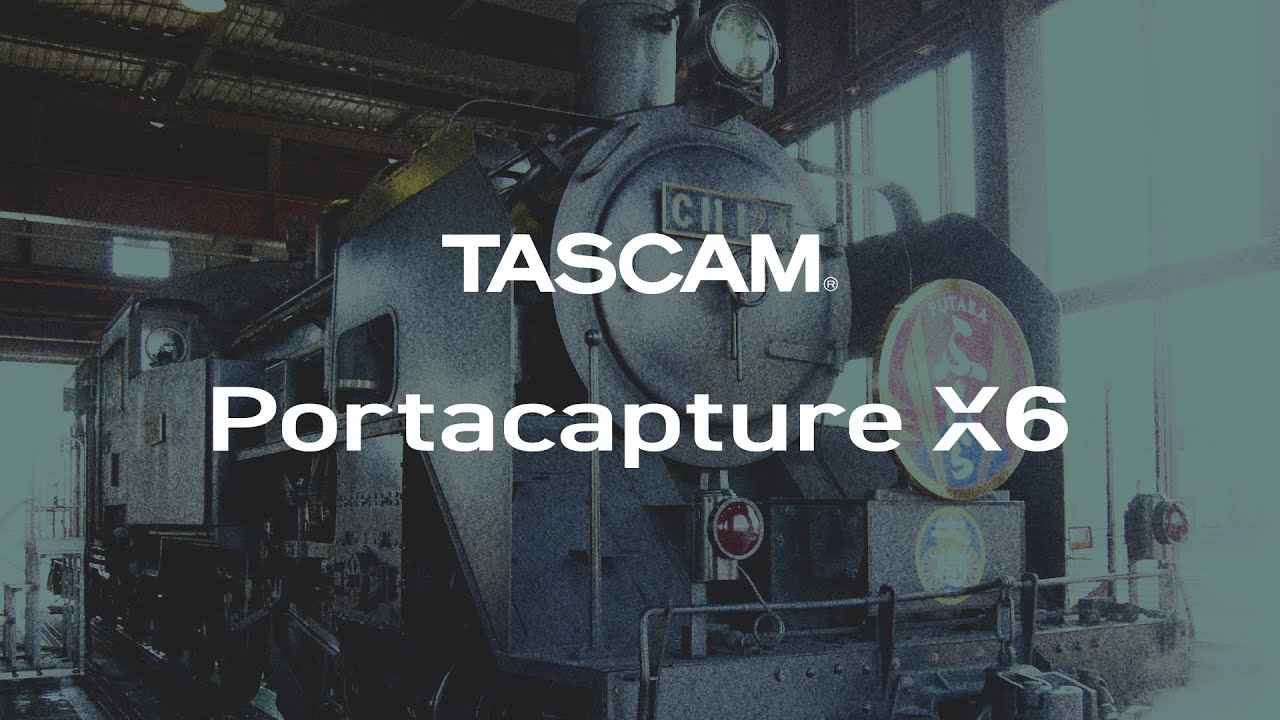 【Portacapture X6】機関庫に響く蒸気機関車の音を録る／SL大樹　32ビットフロート録音