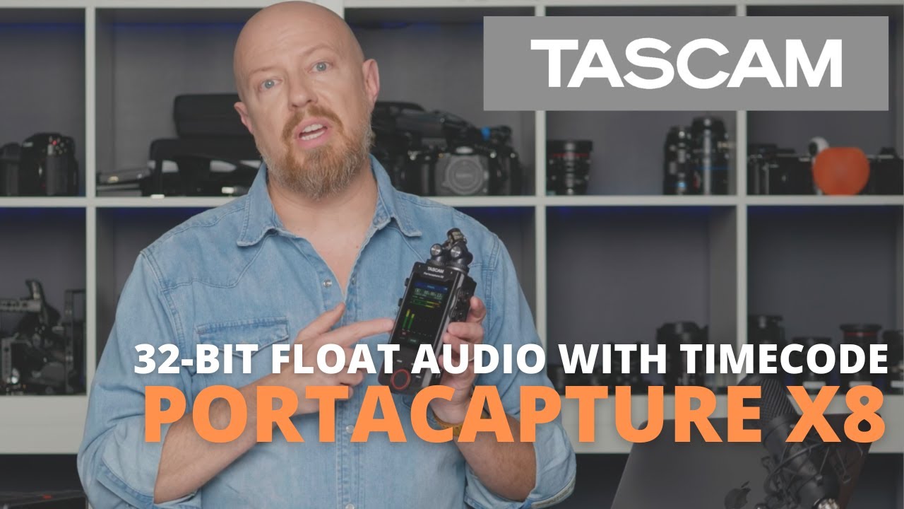 TASCAM Portacapture X8 - Timecode Feature and How 32-Bit Float Audio Can Transform Your Productions