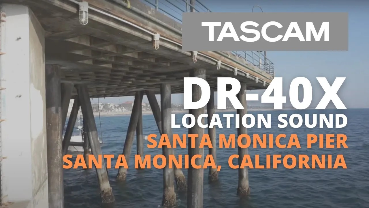 TASCAM DR-40X Location Sound | Santa Monica Pier | California