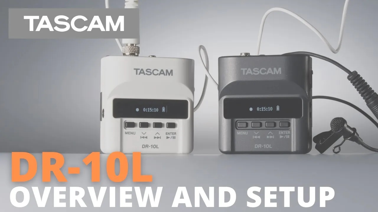TASCAM DR-10L Field Recorder Product Video