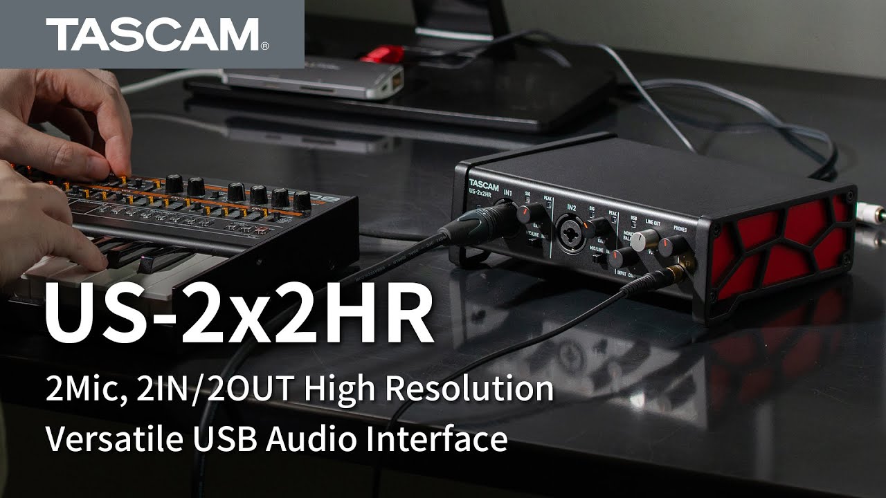 TASCAM US-2x2 Audio Interface Feature Check Video