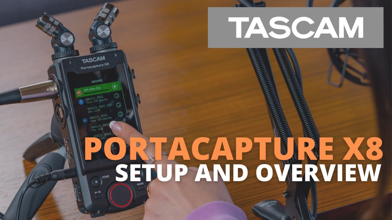 TASCAM Portacapture X8 - Setup and Overview