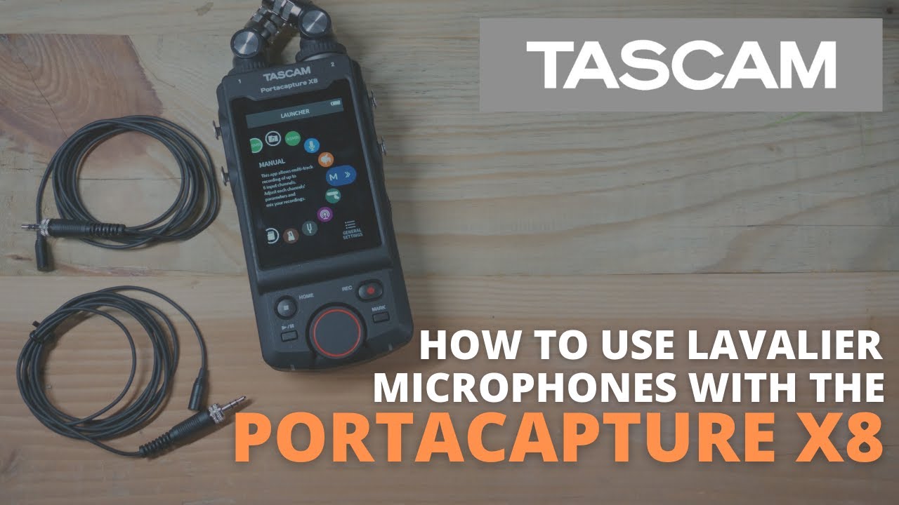 Can I Use Lavalier Microphones With the Portacapture X8?