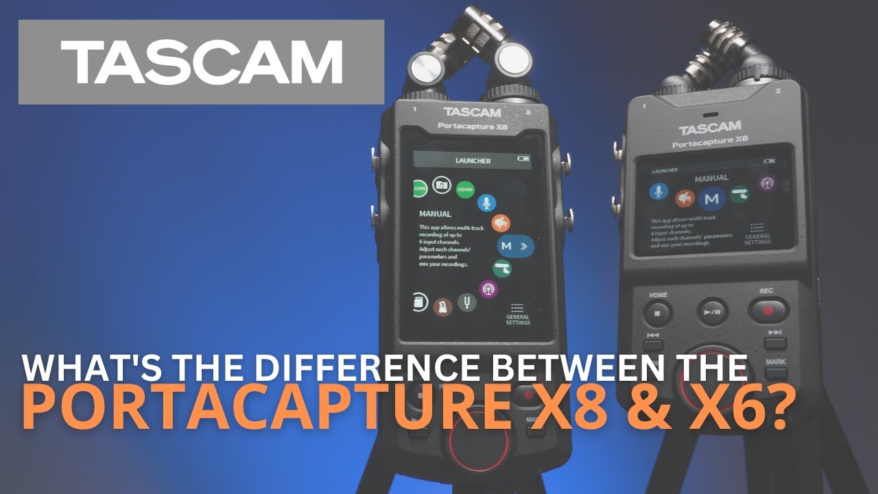 What's the Difference Between the Portacapture X8 and X6 32-bit Float Recorders?