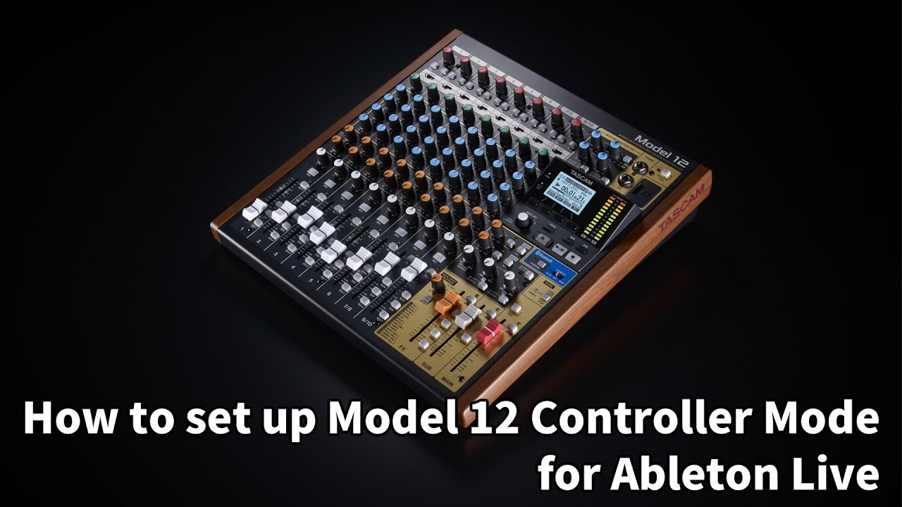 How to set up Model 12 Controller Mode for Ableton Live