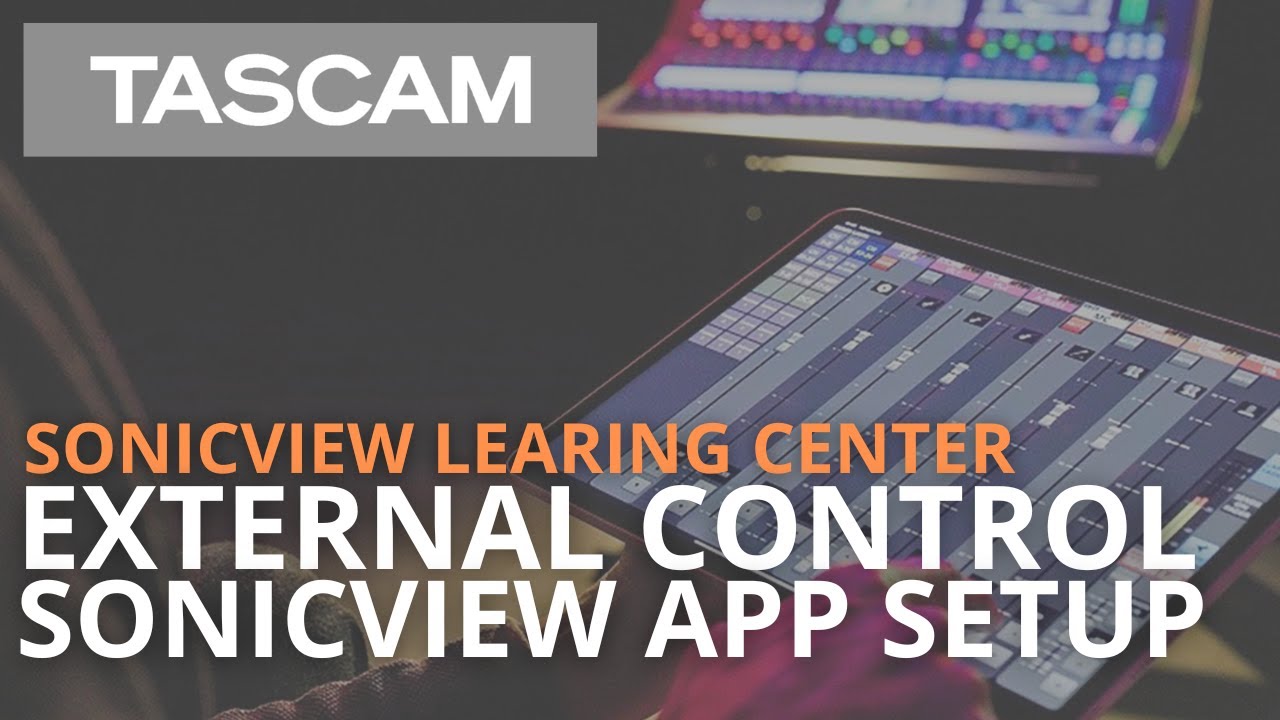 Sonicview Learning Center - External Control App 