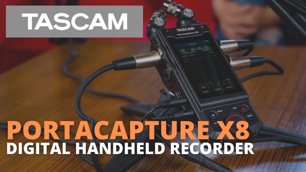 TASCAM Portacapture X8 Handheld Digital Recorder