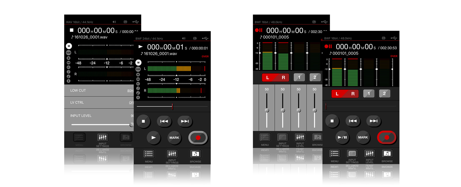 DR-44WLおよびDR-22WL専用ソフトウェア『TASCAM DR CONTROL for Android』の最新版V2.2.1を公開