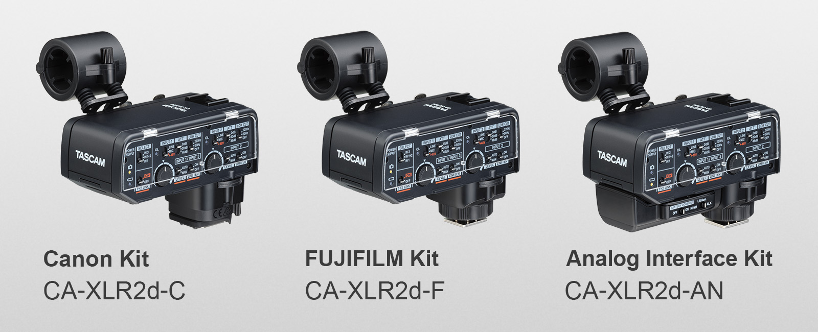 Development of new TASCAM XLR audio adapter allows mirrorless cameras in collaboration
