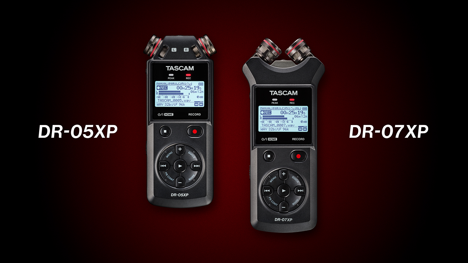 『DR-05XP』『DR-07XP』