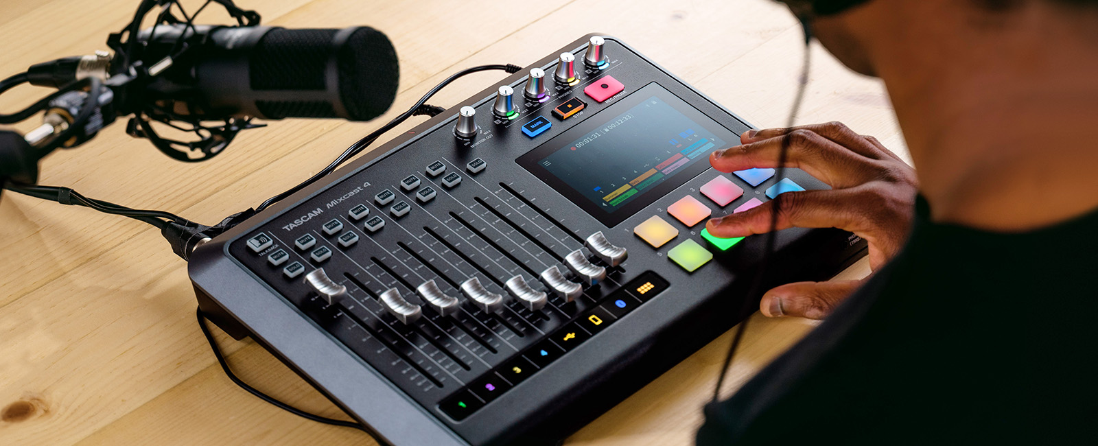 TASCAM Announces the Version 1.30 Firmware Update for the Mixcast 4 Podcast Station