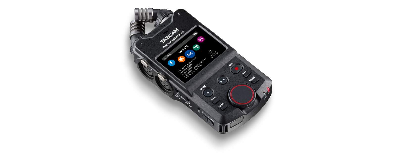 TASCAM presenta el grabador de audio portátil de 32bits punto flotante Portacapture X6