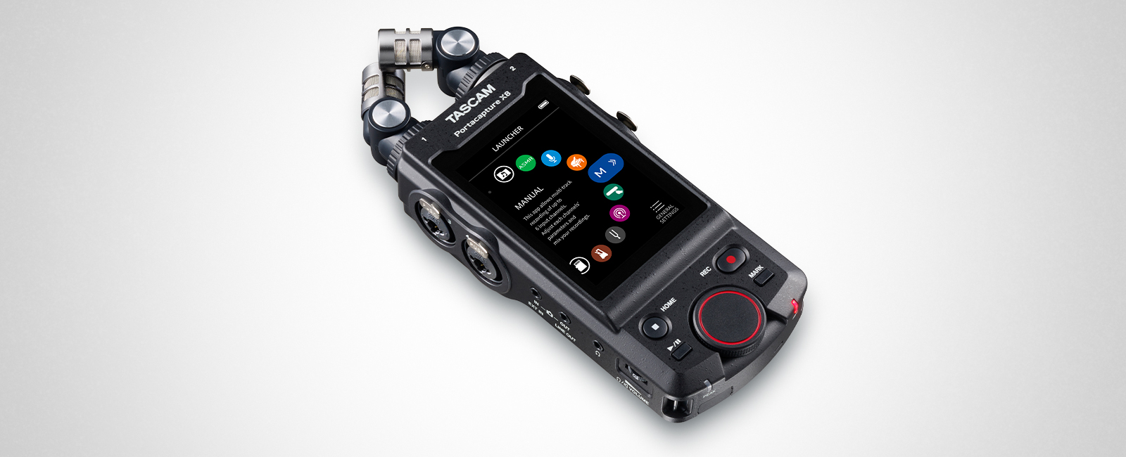 TASCAM Announces the Portacapture X8 High Resolution Adaptive Multi-Recorder